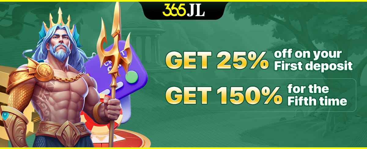 Get 25% off on your First deposit Get 150% for the Fifth time screenshot